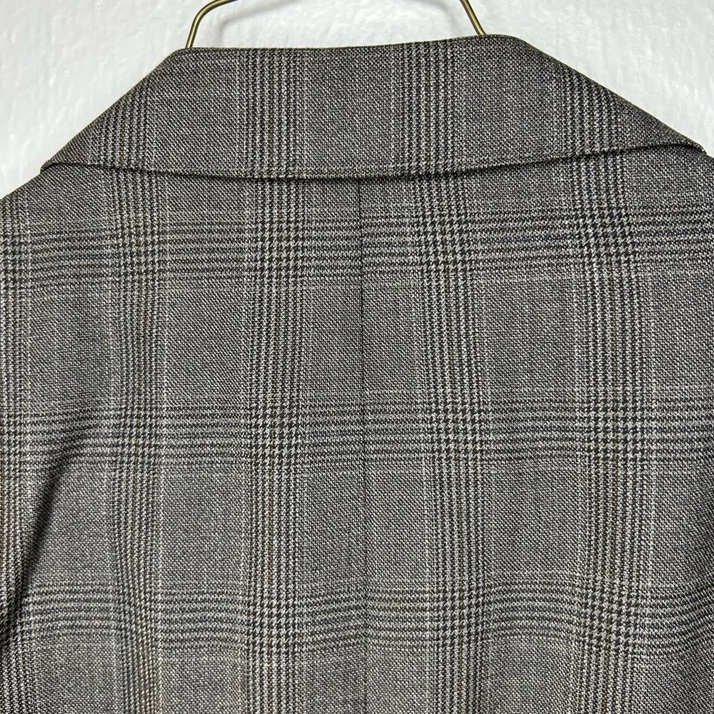 J.Hilburn Custom Men’s Suit - Ermenegildo Zegna Wool Gray Plaid - EU Made S40